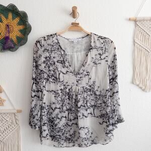 Diane Von Furstenberg Camden Silk Top Size 10